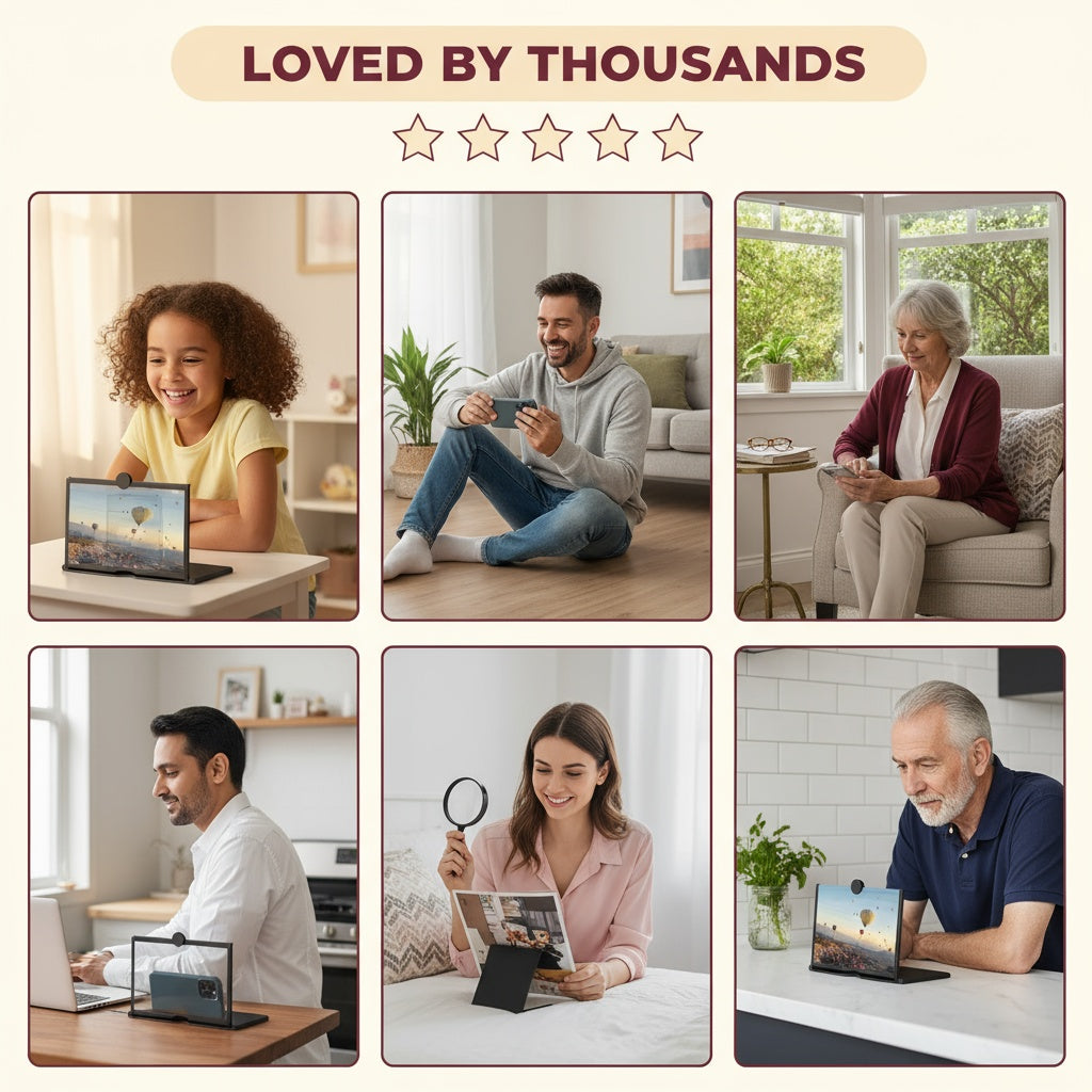 3D MOBILE PHONE SCREEN MAGNIFIER