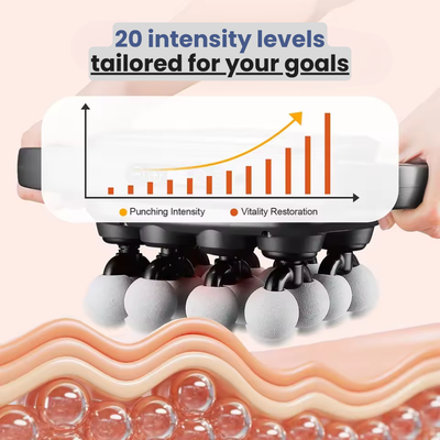 16-Head Deep Tissue Massage Gun for Muscle Recovery”