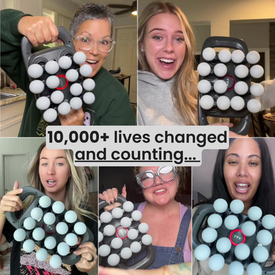 16-Head Deep Tissue Massage Gun for Muscle Recovery”