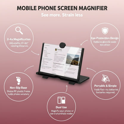3D MOBILE PHONE SCREEN MAGNIFIER