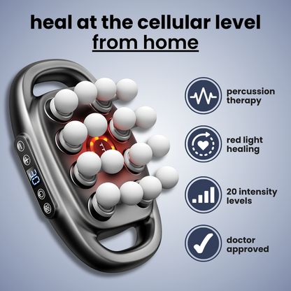 16-Head Deep Tissue Massage Gun for Muscle Recovery”