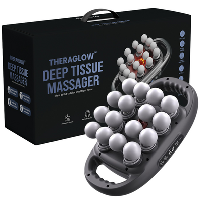 16-Head Deep Tissue Massage Gun for Muscle Recovery”