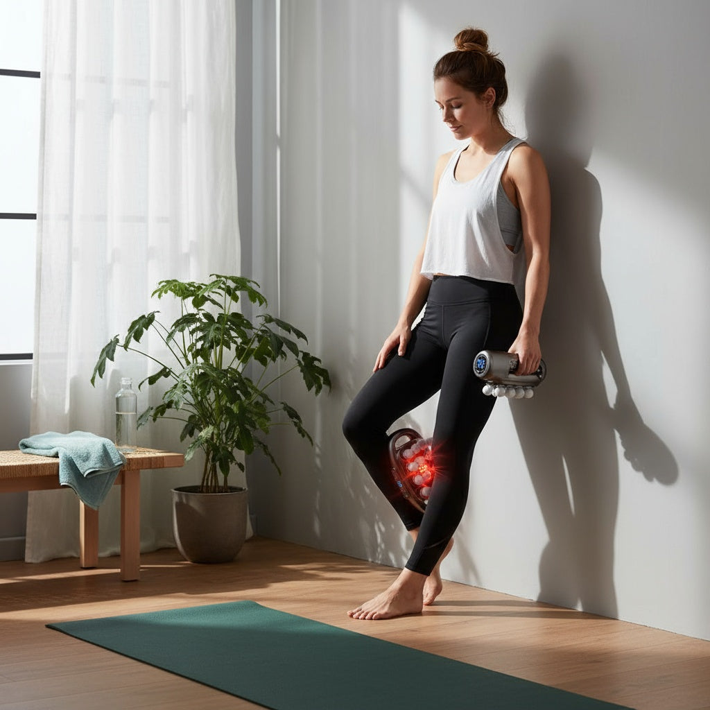 16-Head Deep Tissue Massage Gun for Muscle Recovery”