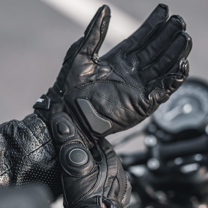 Premium Leather Motorcycle Gloves