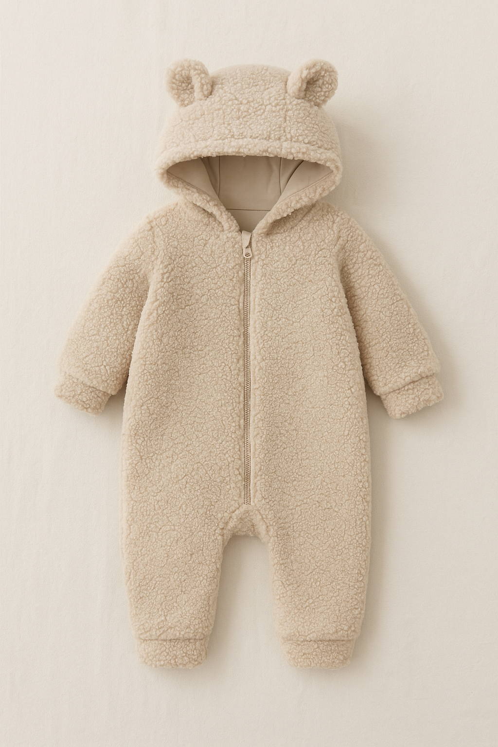 Winter Warm Hoodied Baby Rompers